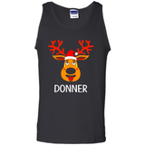 Donner Reindeer Santa Claus Funny Xmas Holiday T-Shirt - Tank Top