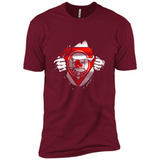 Boston Red Sox And Superman Fans - Premium Short Sleeve T-Shirt