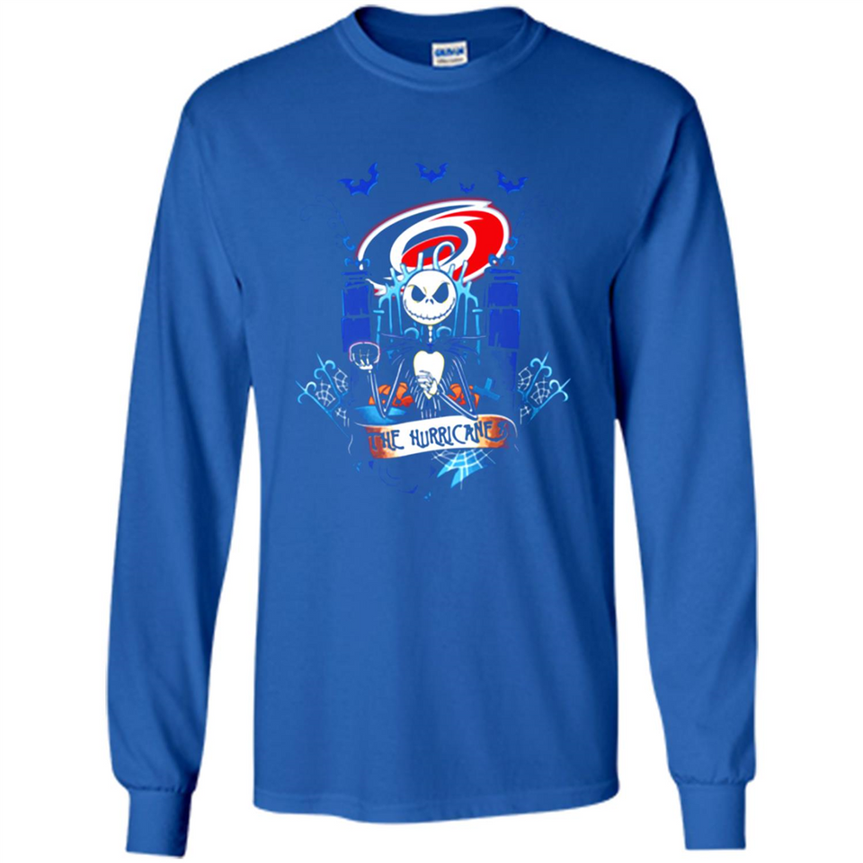 Carolina Hurricanes Halloween The Nightmare Before Christmas - Long Sleeve T-Shirt