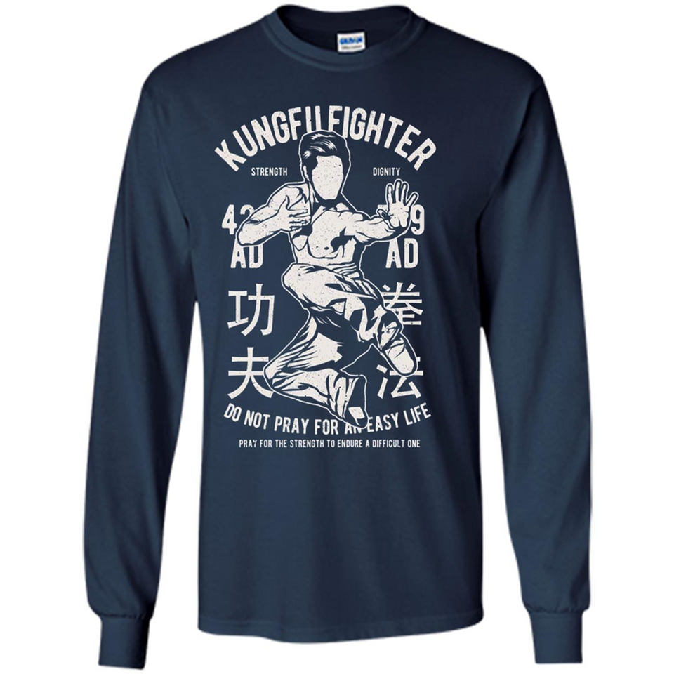 Kungfu Martial Arts Fight Apparel - Long Sleeve T-Shirt