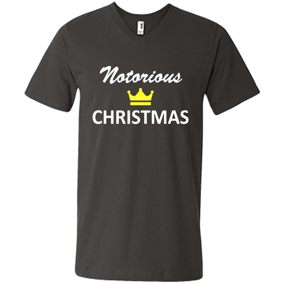 Notorious Christmas - Funny Ls - Men's V-Neck