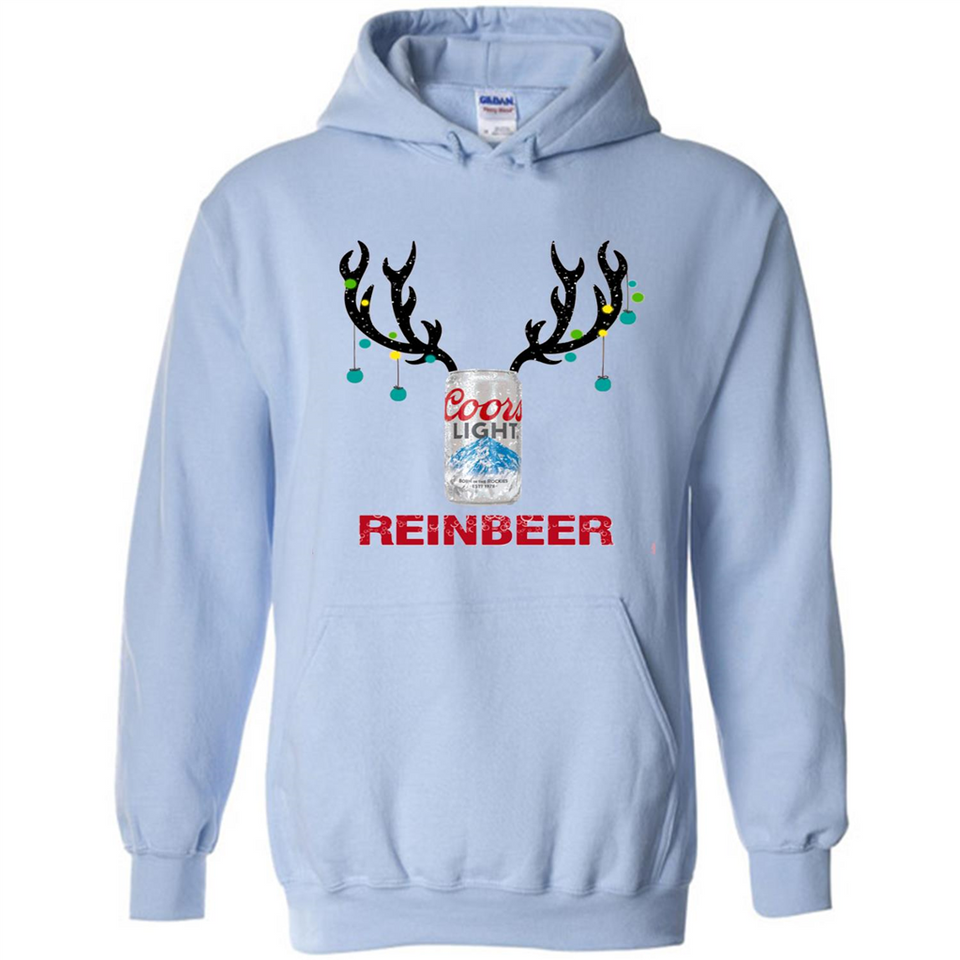 Coors Light Reinbeer Funny Beer Reindeer Christmas Sweatshirt - Hoodie