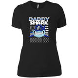 Police Daddy Shark Blue Line Tee
