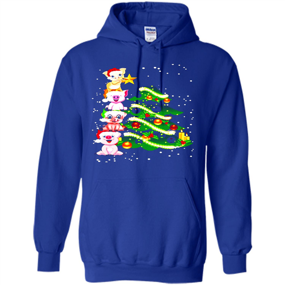 Pigs Christmas T Shirt PINGPONG - Hoodie