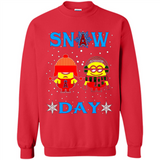 Snow Day Shirt For Los Angeles Angels Vs Minion Fans pingpong
