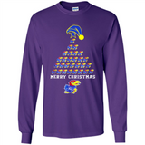 Perfect Kansas Jayhawks Christmas Tree PINGPONG
