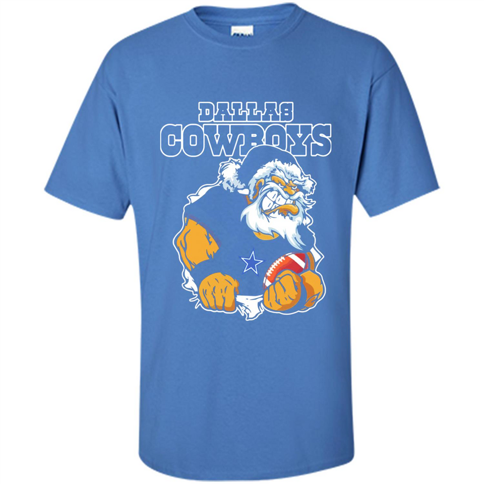 Grumpy Santa Claus Dallas Cowboys Football Team PINGPONG
