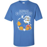 Grumpy Santa Claus Dallas Cowboys Football Team PINGPONG
