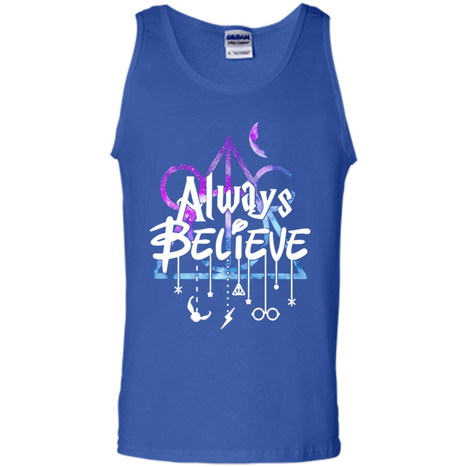 HIPPIE MOON MICKEY DEATHLY HALLOWS ALWAYS BELIEVE