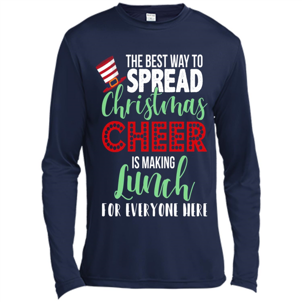 Spread Christmas Cheer Lunch Family Xmas Gift Ls - Canvas Long Sleeve T-Shirt