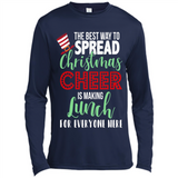 Spread Christmas Cheer Lunch Family Xmas Gift Ls - Canvas Long Sleeve T-Shirt