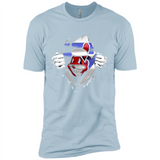 Cleveland Indians And Superman Fans - Premium Short Sleeve T-Shirt