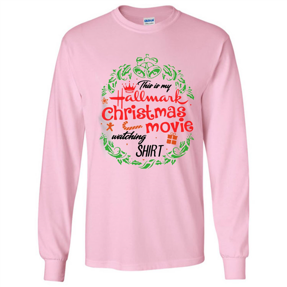 This is My Hallmark-Christmas Movies Watching Sporty T-Shirt - Long Sleeve T-Shirt