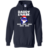 Daddy Shark Costume Reindeer Funny Christmas T-Shirt - Hoodie