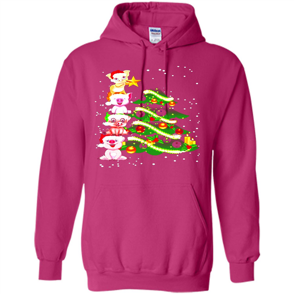 Pigs Christmas T Shirt PINGPONG - Hoodie