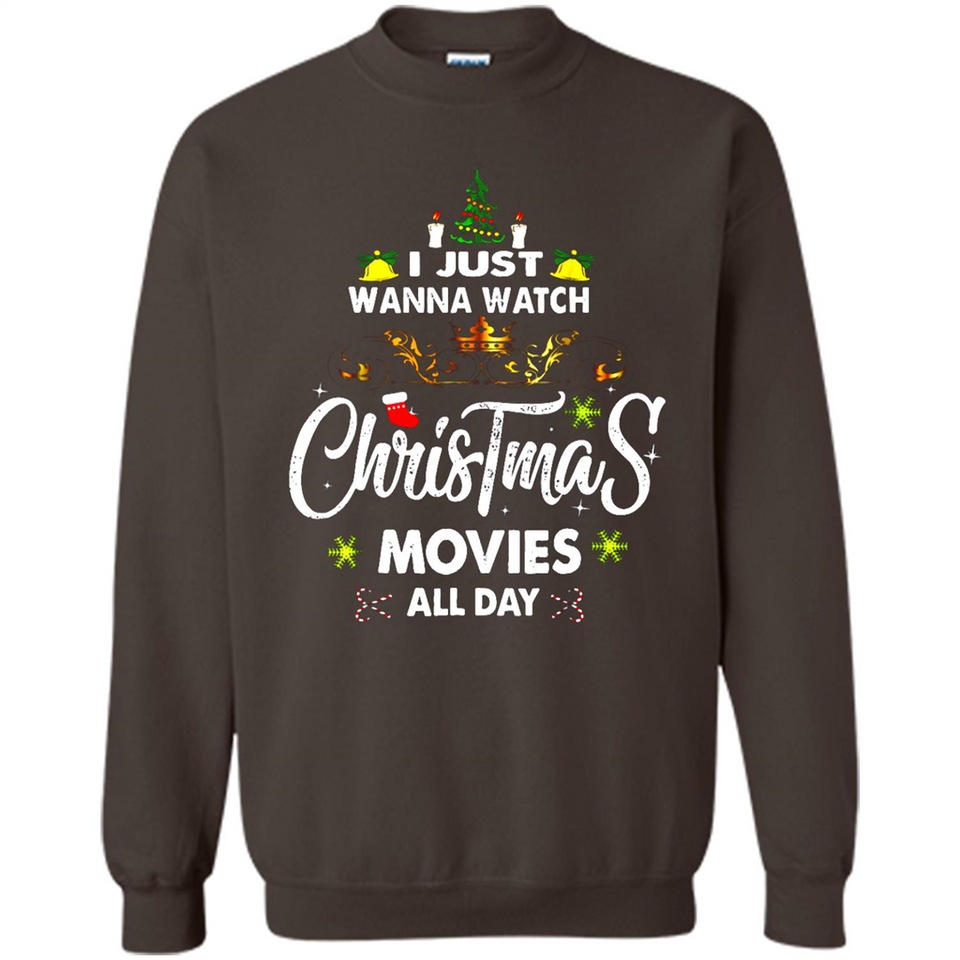 Funny Christmas Movie Shirt, Christmas Movies - Sweatshirt