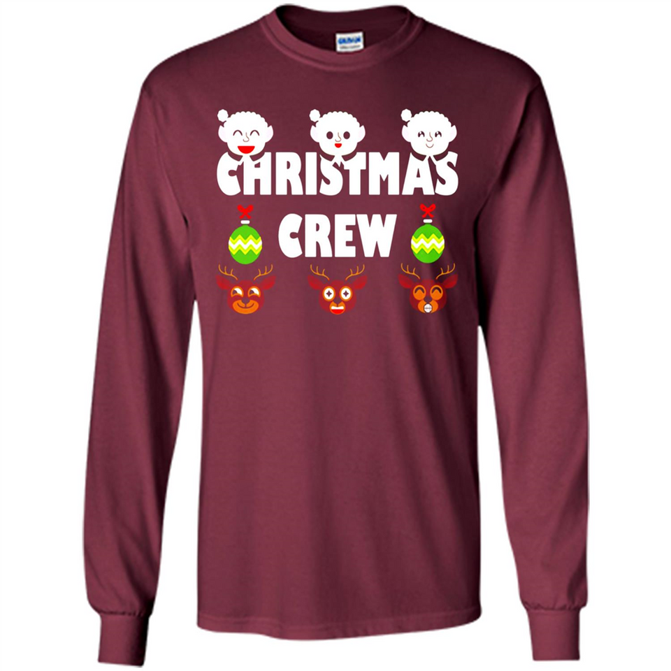 Christmas Crew Gifts Santa Elves Reindeer - Long Sleeve T-Shirt