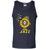 Utah Jazz Basketball Sunflower