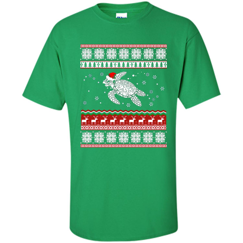 Sea Turtle Ugly Christmas T-Shirt - Shirt