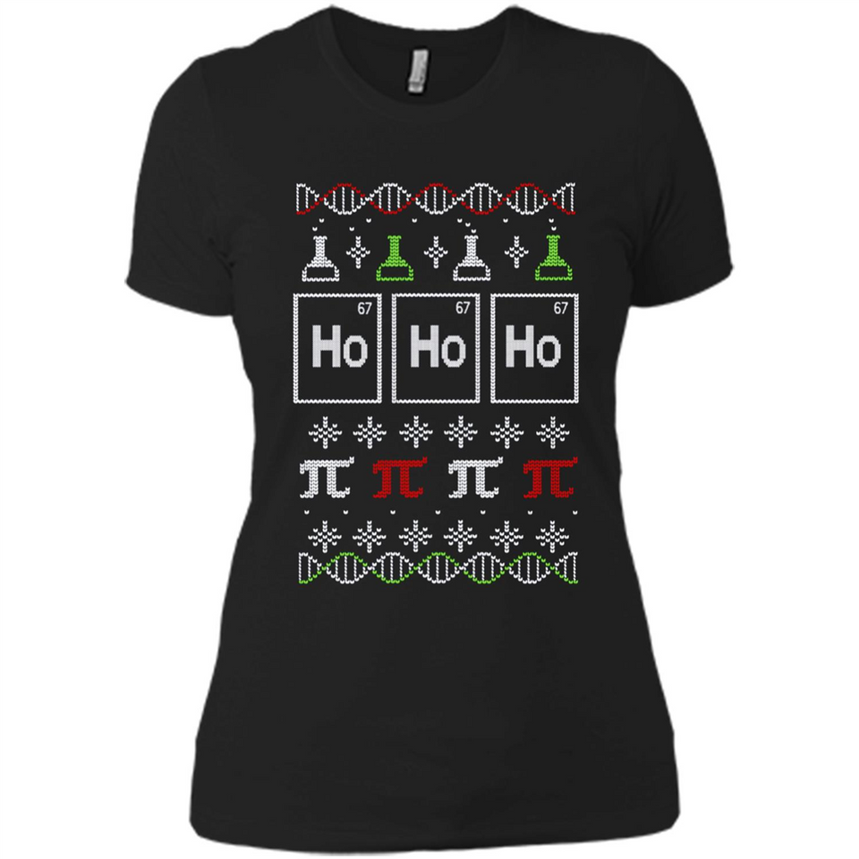 Scientific christmas ugly sweater - Ladies' Boyfriend T-Shirt