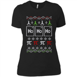 Scientific christmas ugly sweater - Ladies' Boyfriend T-Shirt