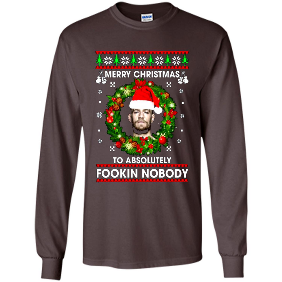 Merry Fookin Christmas Conor Mcgregor sweater PINGPONG