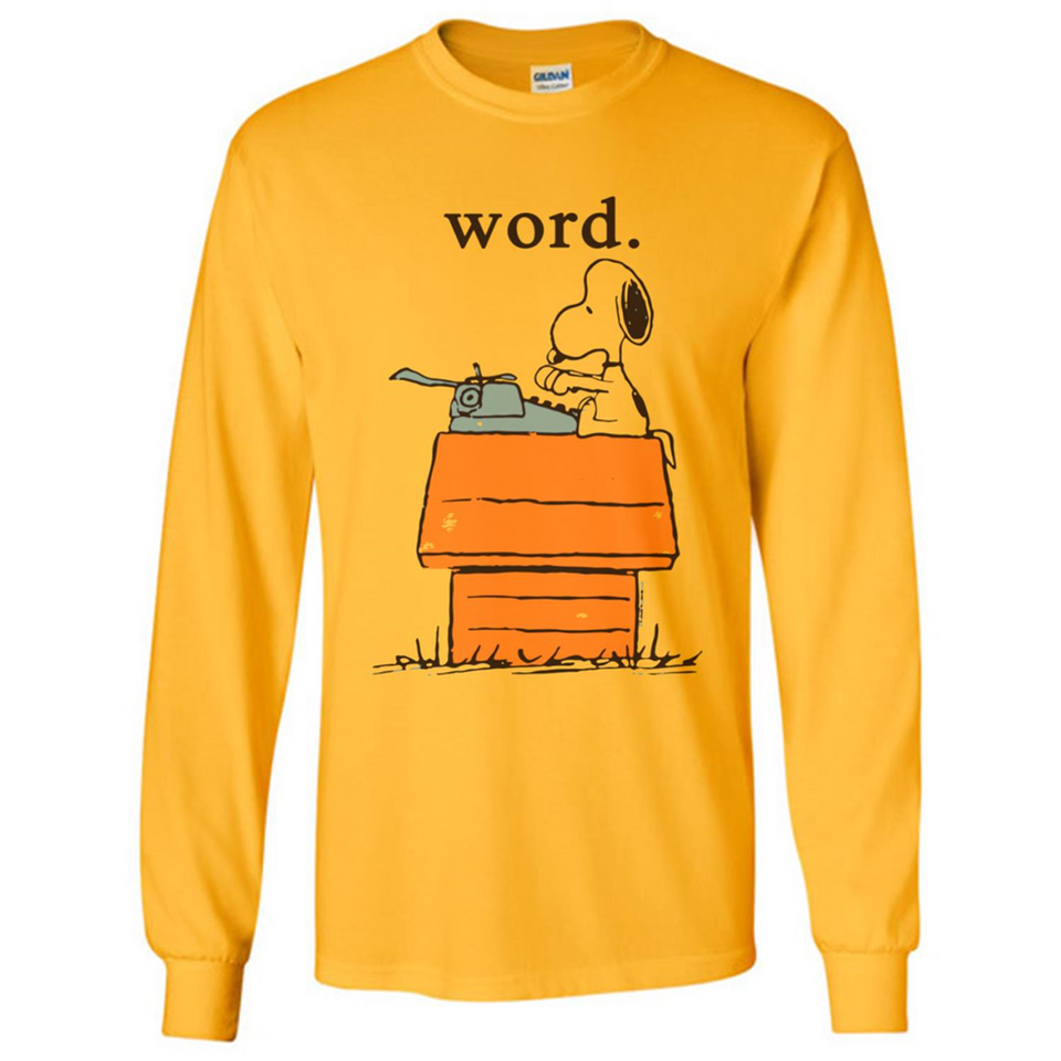 Snoopy Word - Long Sleeve T-Shirt