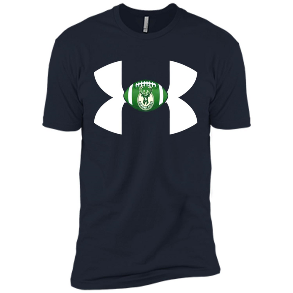 Milwaukee Bucks Under Armour Logo - Premium Short Sleeve T-Shirt