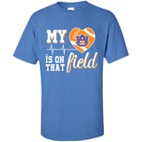 Auburn Tigers Football My Heart is on that Field - Shirt