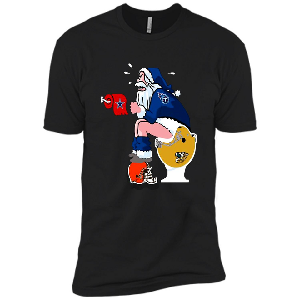 Tennessee Titans Santa Claus Toilet