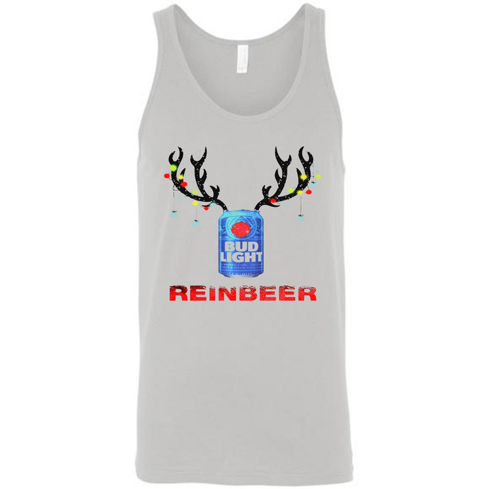 Bud light reinbeer Christmas - Canvas Unisex Tank