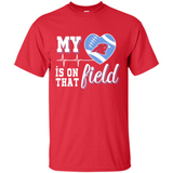 Carolina Panthers Football My Heart is on that Field - Shirt