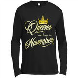 Queens Are Born In November Golden T-Shirt