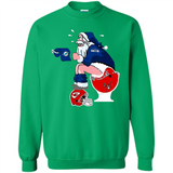 Seattle Seahawks Santa Claus Toilet