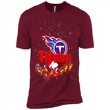 Snoopy Christmas Tennessee Titans - Premium Short Sleeve T-Shirt