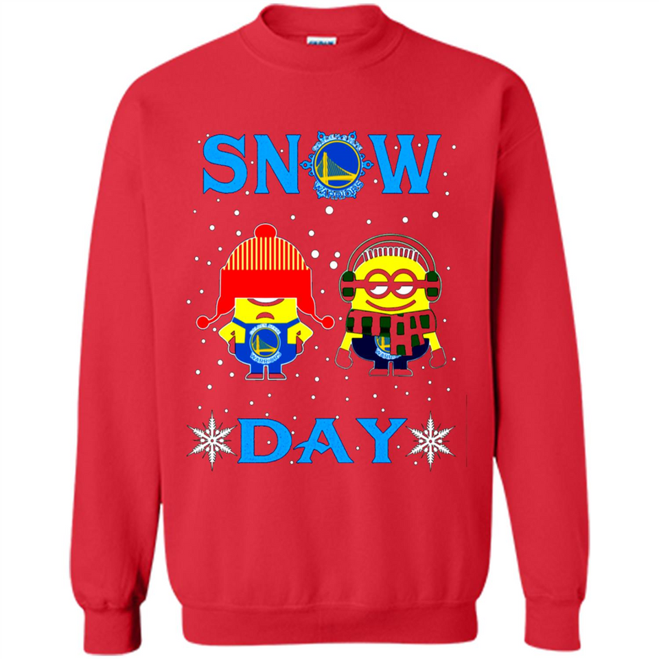 Snow Day Shirt For Golden State Warriors Vs Minion Fans pingpong