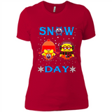 Snow Day Shirt For Edmonton Oilers Vs Minion Fans pingpong