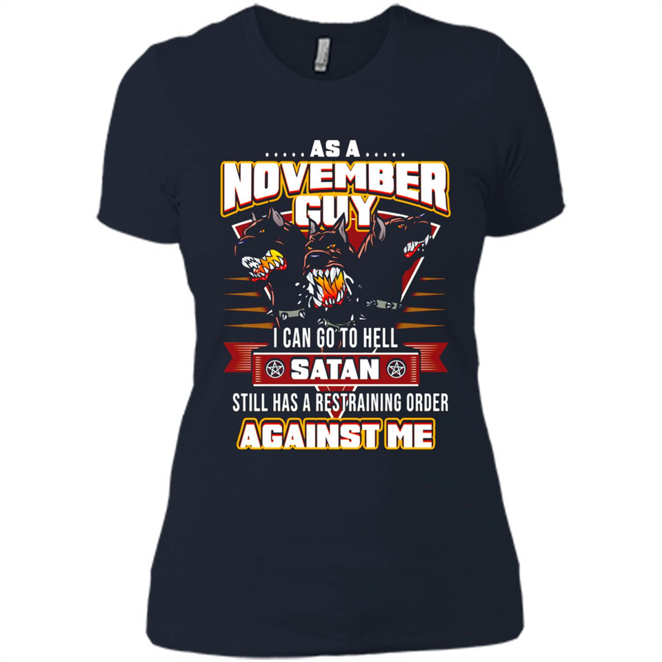 November Guy Birthday - Ladies' Boyfriend T-Shirt