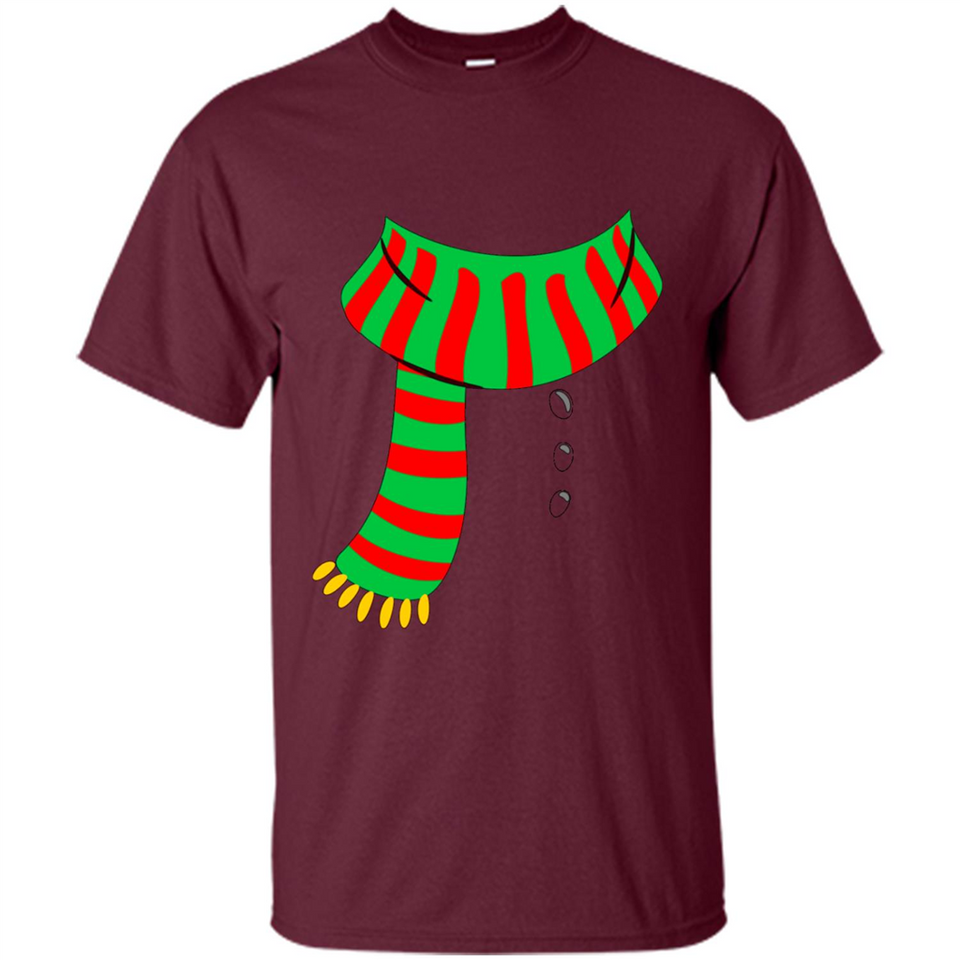 Snowman Scarf Costume T-shirt Christmas