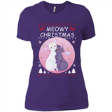 Sailor Moon Yin Yang Cat Love Ugly Christmas Sweater - Ladies' Boyfriend T-Shirt