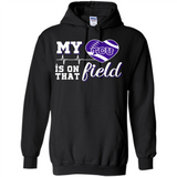 TCU Horned Frogs Football My Heart is on that Field - Hoodie