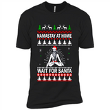 Namastay at home and wait for Santa Christmas sweatshirt PINGPONG