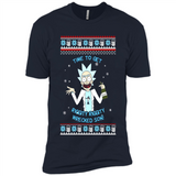 Rick and Morty Time to get Riggity Riggity Wrecked Son Christmas sweater - Premium Short Sleeve T-Shirt