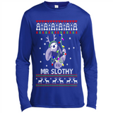 Mr Slothy Christma - Canvas Long Sleeve T-Shirt