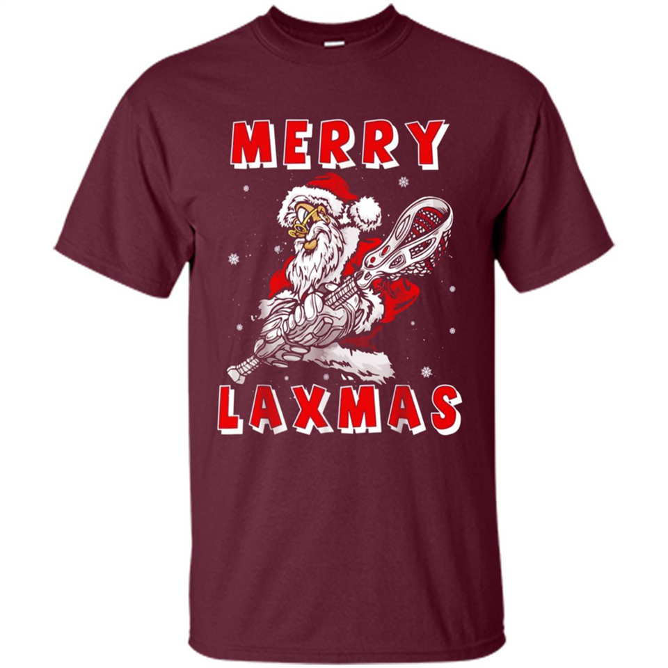 Lacrosse Merry Laxmas Santa - Shirt