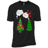 Fir Loves Christmas Tree Funny Undecorated Joke - Premium Short Sleeve T-Shirt