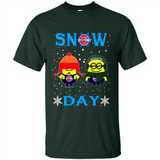 Snow Day Shirt For Detroit Pistons Vs Minion Fans pingpong