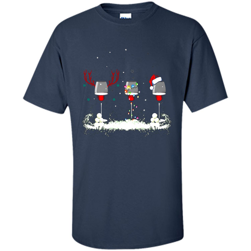 Christmas Red Wine - Merry Xmas T-Shirt - Shirt