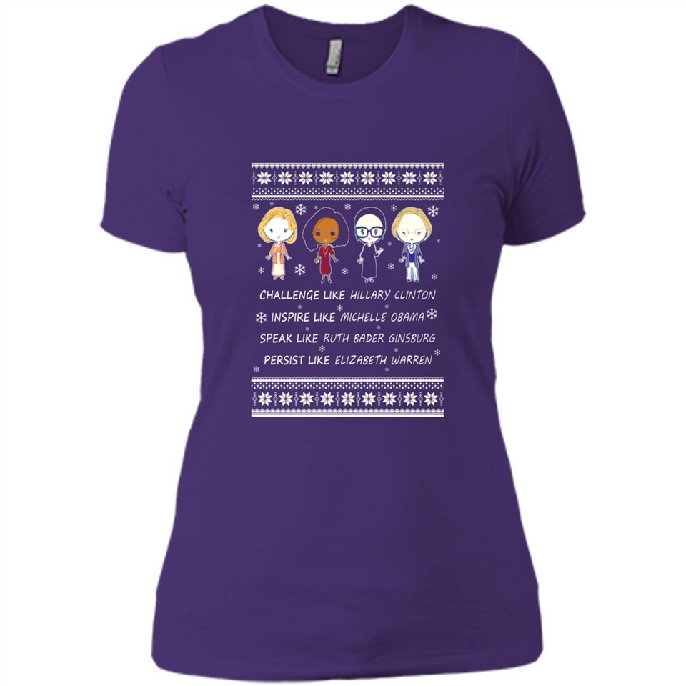 Nasty Women Michelle Hillary Warren Bader Christmas PINGPONG