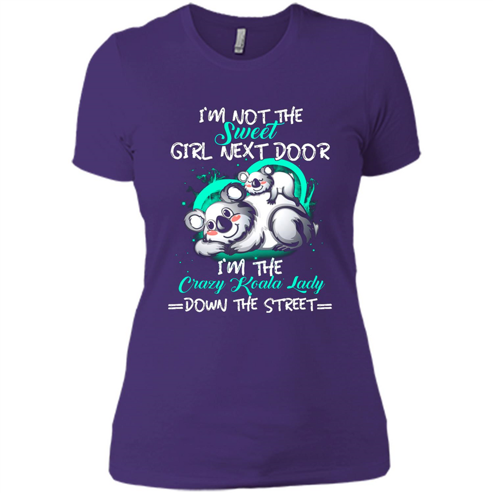 Koalas Down The Street T Shirt PINGPONG - Ladies' Boyfriend T-Shirt